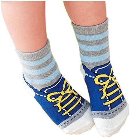 Hip Mall 12 Pairs Baby Socks Boys Girls Socks Cozy Toddler Kids Newborn Socks with Grip