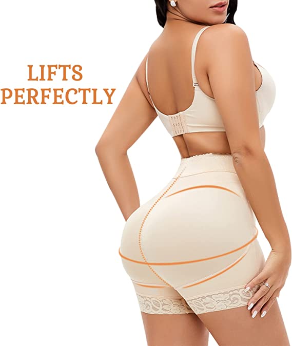 Hip Mall Butt Lifter Panties Tummy Control - Women Hip Enhancer Shapewear Seamless Lace Shorts